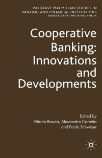 表紙画像: Cooperative Banking: Innovations and Developments 9781403996695