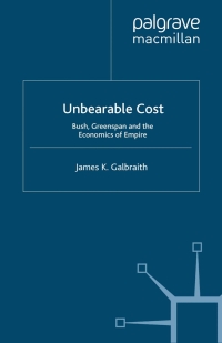 Omslagafbeelding: Unbearable Cost 9780230018891