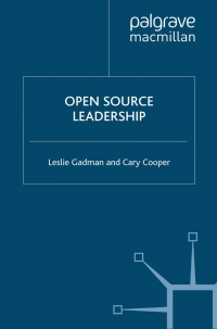 Cover image: Open Source Leadership 9780230201910
