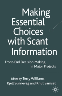 Immagine di copertina: Making Essential Choices with Scant Information 9780230205864