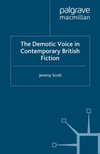 Titelbild: The Demotic Voice in Contemporary British Fiction 9780230217577