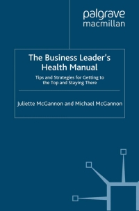 Immagine di copertina: The Business Leader's Health Manual 9780230219199