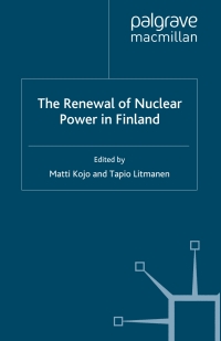Imagen de portada: The Renewal of Nuclear Power in Finland 9780230575929