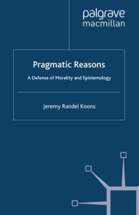 Cover image: Pragmatic Reasons 9780230576964