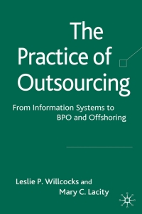 Cover image: The Practice of Outsourcing 9780230205413