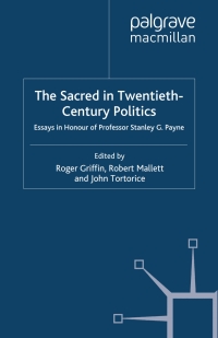 Cover image: The Sacred in Twentieth-Century Politics 9780230537743