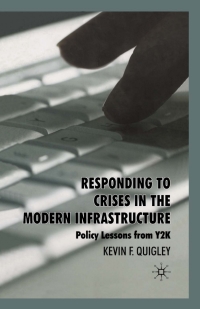 Cover image: Responding to Crises in the Modern Infrastructure 9780230535879