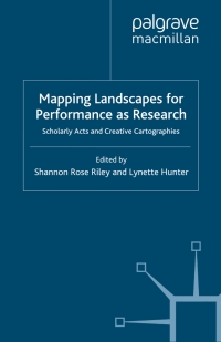 表紙画像: Mapping Landscapes for Performance as Research 9780230222199