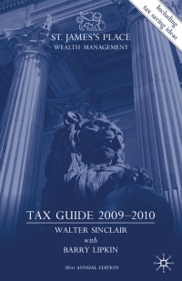 Cover image: St. James’s Place Wealth Management Tax Guide 2009–2010 9780230573451