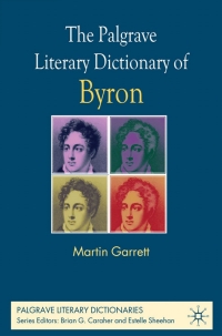 Imagen de portada: The Palgrave Literary Dictionary of Byron 9780230008977