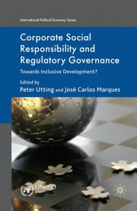 Imagen de portada: Corporate Social Responsibility and Regulatory Governance 9780230576445