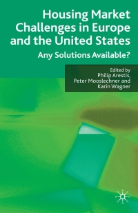 Imagen de portada: Housing Market Challenges in Europe and the United States 9780230229037