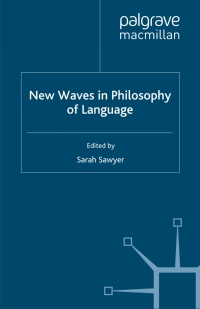 Imagen de portada: New Waves in Philosophy of Language 9780230224360