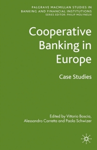 Cover image: Cooperative Banking in Europe 9780230576773