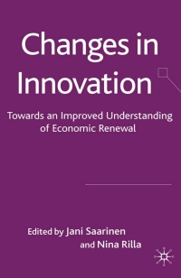 Imagen de portada: Changes in Innovation 9780230577442