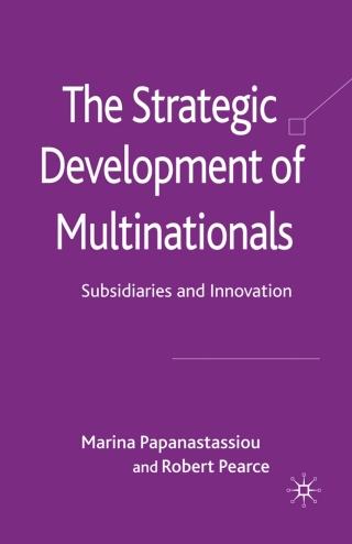 Cover image: The Strategic Development of Multinationals 9780230551336