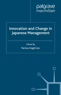 صورة الغلاف: Innovation and Change in Japanese Management 9780230216679