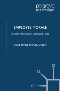 Cover image: Employee Morale 9780230579422