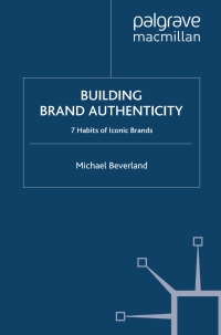 Cover image: Building Brand Authenticity 9780230580312