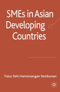 Cover image: SMEs in Asian Developing Countries 9780230230378