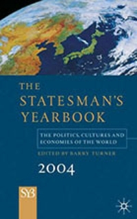 Imagen de portada: The Statesman's Yearbook 2004 1st edition 9780333980972