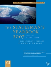 Imagen de portada: The Statesman's Yearbook 2007 9781403992765