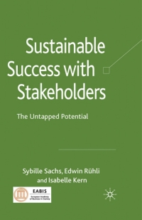 表紙画像: Sustainable Success with Stakeholders 9780230229174