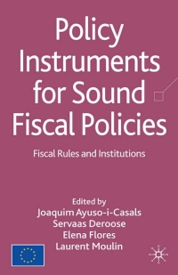 Cover image: Policy Instruments for Sound Fiscal Policies 9789279093104