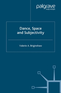 Imagen de portada: Dance, Space and Subjectivity 9780230229792