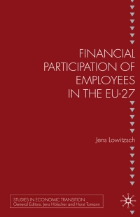 Immagine di copertina: Financial Participation of Employees in the EU-27 9780230224124