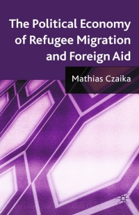 Imagen de portada: The Political Economy of Refugee Migration and Foreign Aid 9780230576889