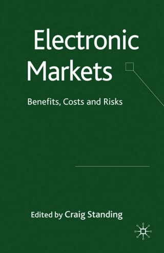 Cover image: Electronic Markets 9780230229228