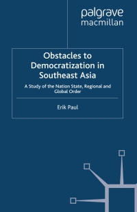 Titelbild: Obstacles to Democratization in Southeast Asia 9781349317523