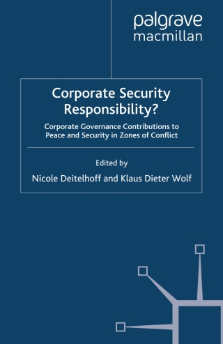 Cover image: Corporate Security Responsibility? 9780230241848