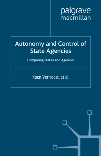 Imagen de portada: Autonomy and Control of State Agencies 9780230577657