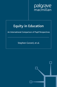 Imagen de portada: Equity in Education 9781349311279