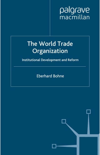 Cover image: The World Trade Organization 9781349312917