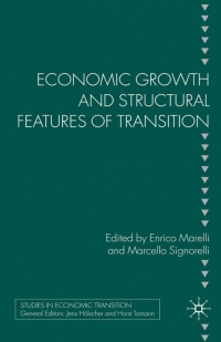 Cover image: Economic Growth and Structural Features of Transition 9780230235700