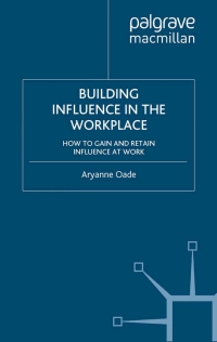 Imagen de portada: Building Influence in the Workplace 9780230237735