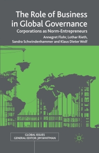 Titelbild: The Role of Business in Global Governance 9780230243972
