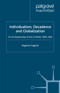Cover image: Individualism, Decadence and Globalization 9780230247437