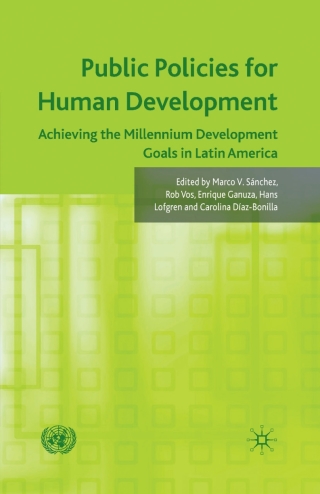 Imagen de portada: Public Policies for Human Development 9780230247765