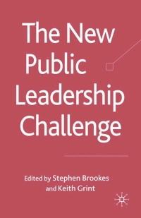 Titelbild: The New Public Leadership Challenge 9780230224179