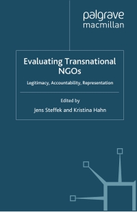 Cover image: Evaluating Transnational NGOs 9780230228719