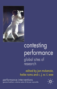Omslagafbeelding: Contesting Performance 9780230008458