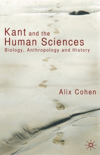Imagen de portada: Kant and the Human Sciences 9780230224322