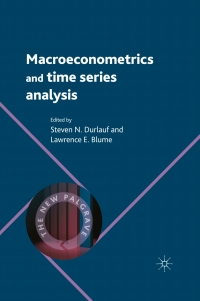 صورة الغلاف: Macroeconometrics and Time Series Analysis 9780230238848