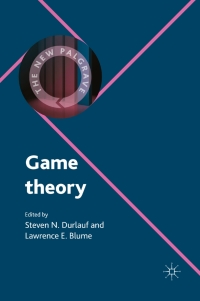 Omslagafbeelding: Game Theory 9780230238893