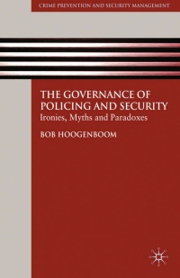 Imagen de portada: The Governance of Policing and Security 9780230542655