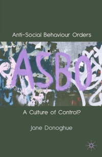 Imagen de portada: Anti-Social Behaviour Orders 9780230594449